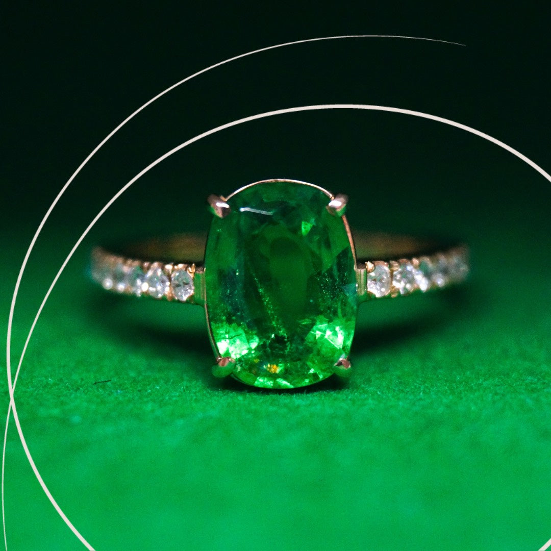 What is the best color of Tsavorites?