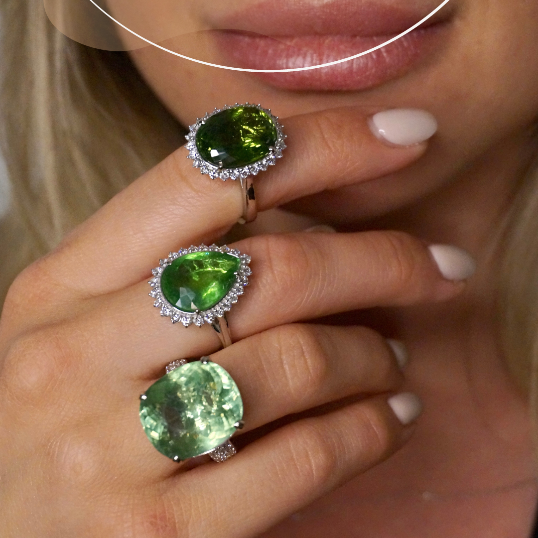 What celebrities wear Paraiba tourmaline jewelry?