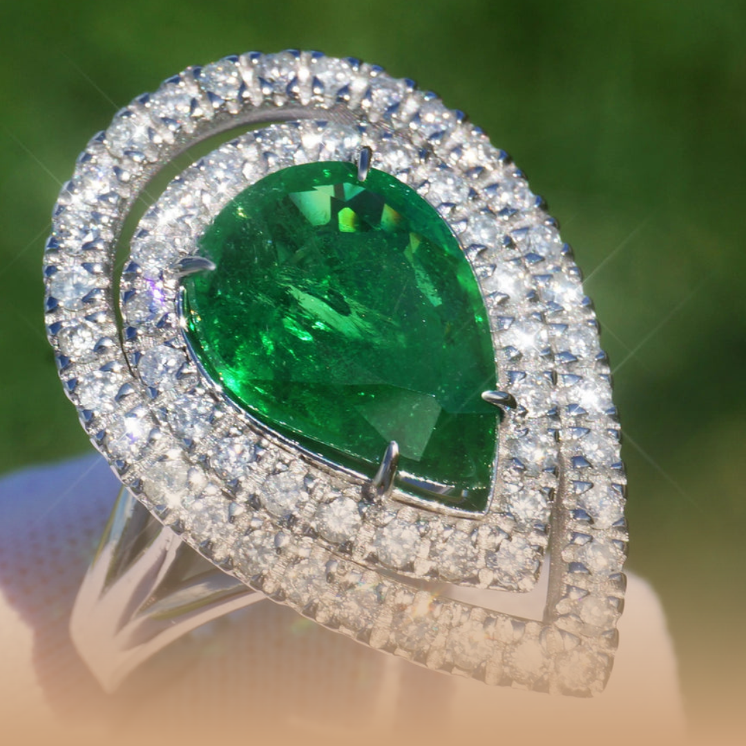 How are tsavorites usually treated?