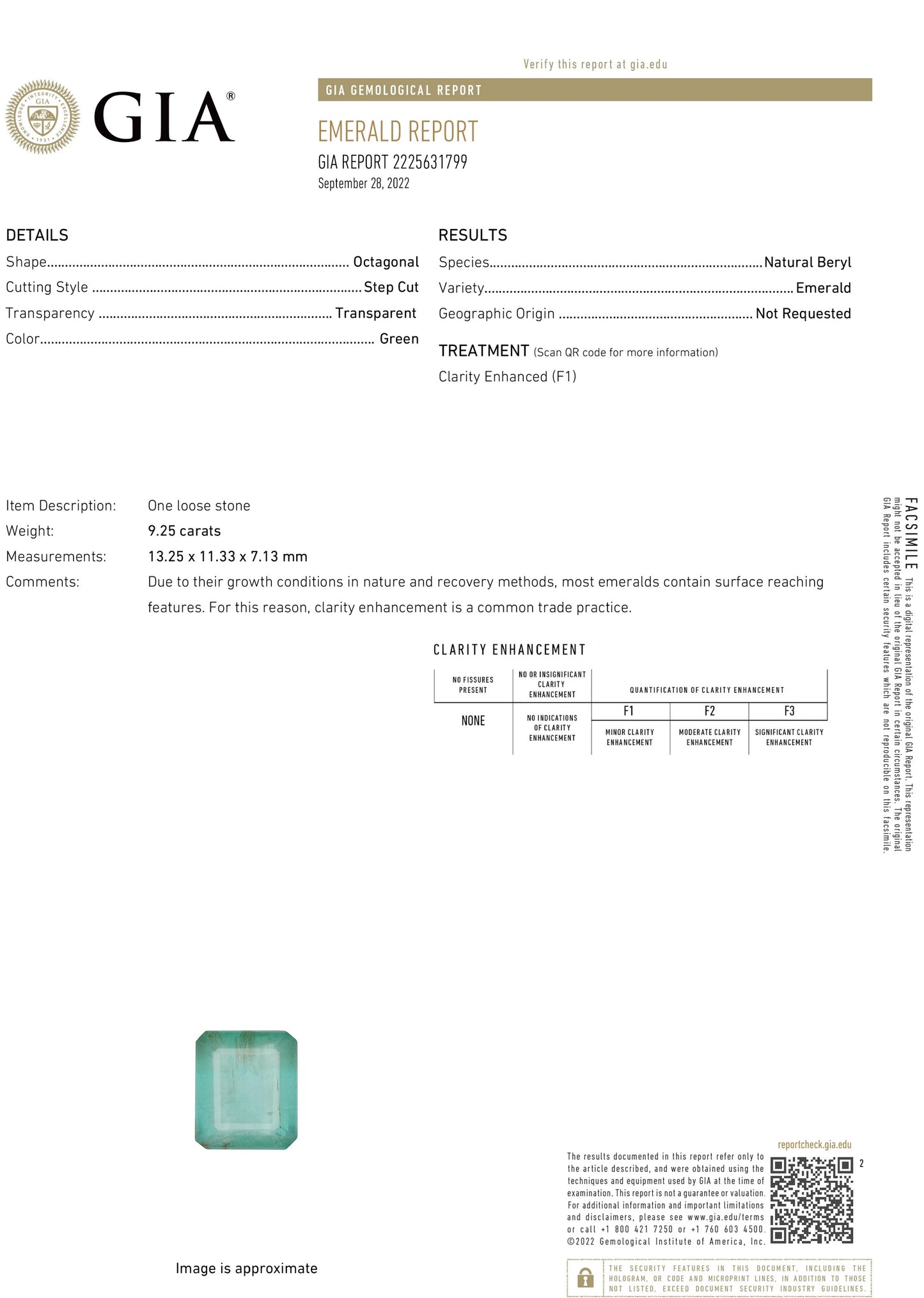 Emerald ring diamond white gold 14k gia certified 9.85ctw split shank solitaire