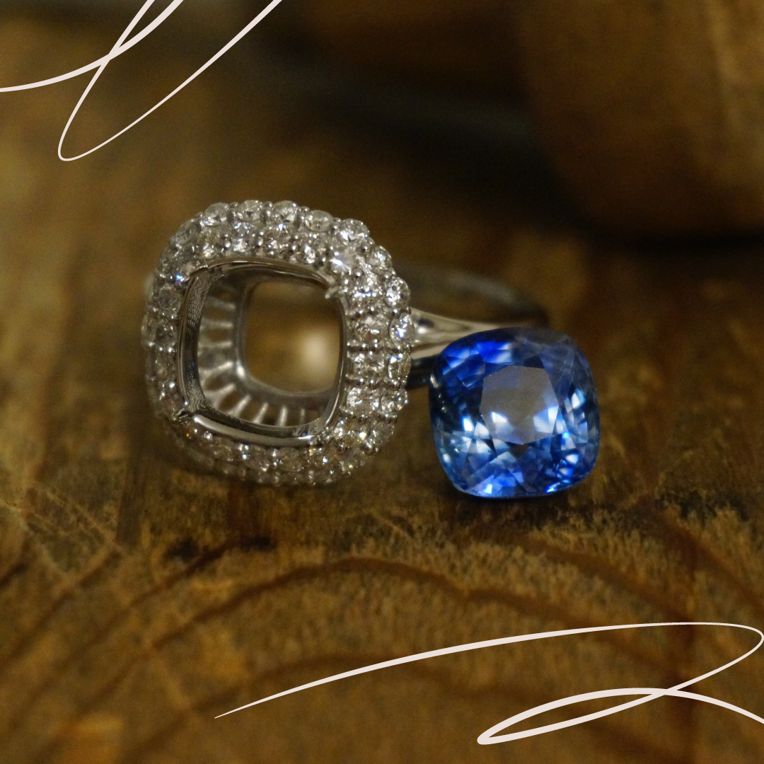 How should I clean and care for my sapphire jewelry?
