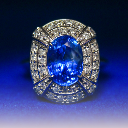 How are sapphires cut and shaped?
