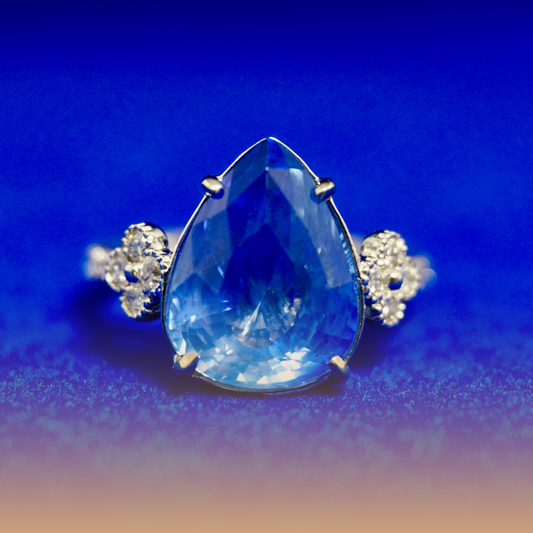 What are the factors to consider when buying a sapphire ring?