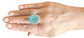 Paraiba tourmaline copper bearing diamond ring gia certified 14k white gold 21.92ctw