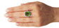 Paraiba tourmaline green copper bearing ring 14k gold diamond gia certified 10.47ctw oval cut