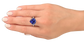 Tanzanite diamond ring 14k white gold pear cut 11.65 ctw gia certified