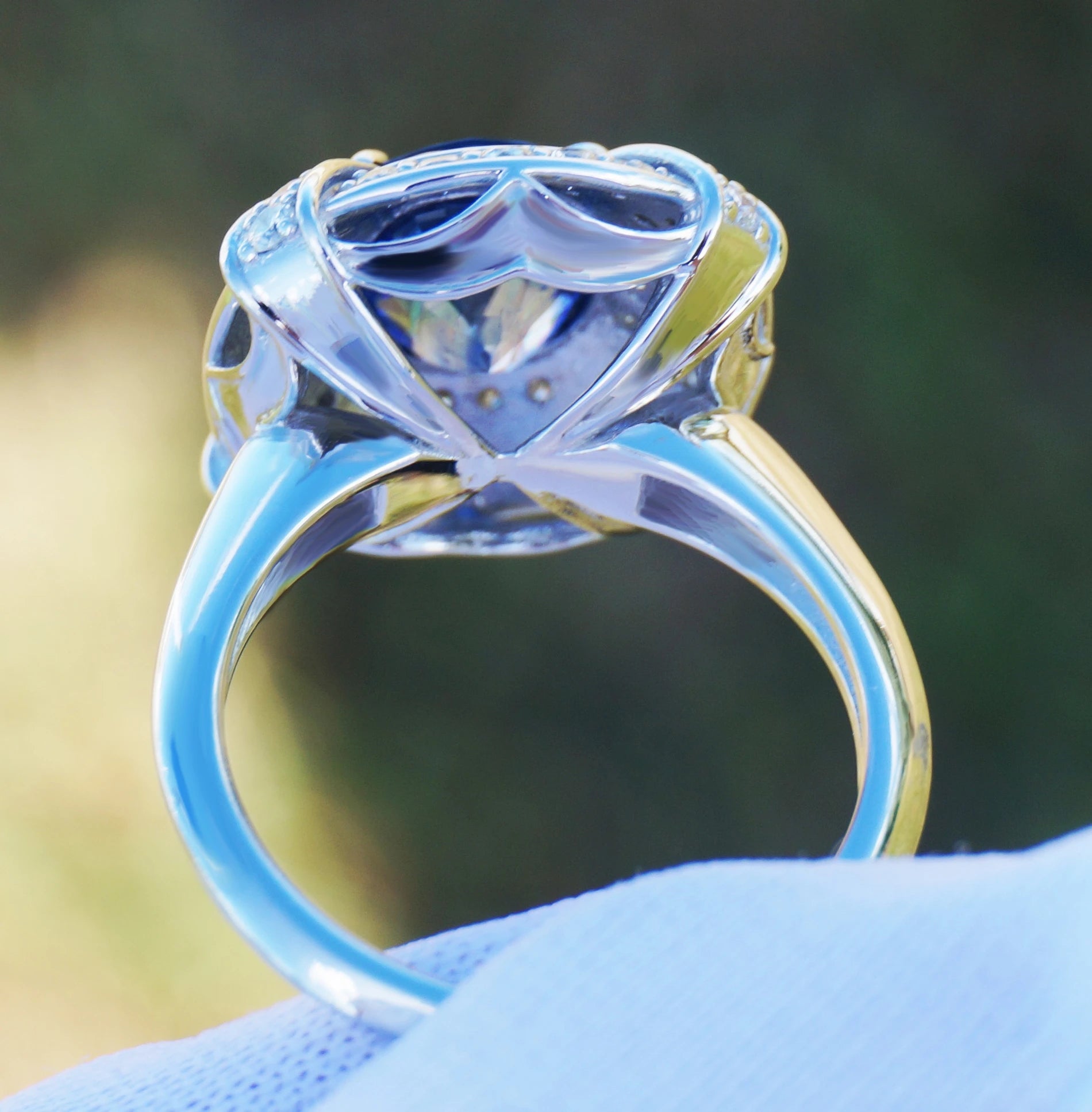 Multi-Color Diamond Ring