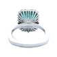 diamond Emerald ring white gold 14k green 5.54ctw gia certified