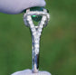 Tsavorite ring diamond 14k white gold 5.25ctw gia certified green oval cut